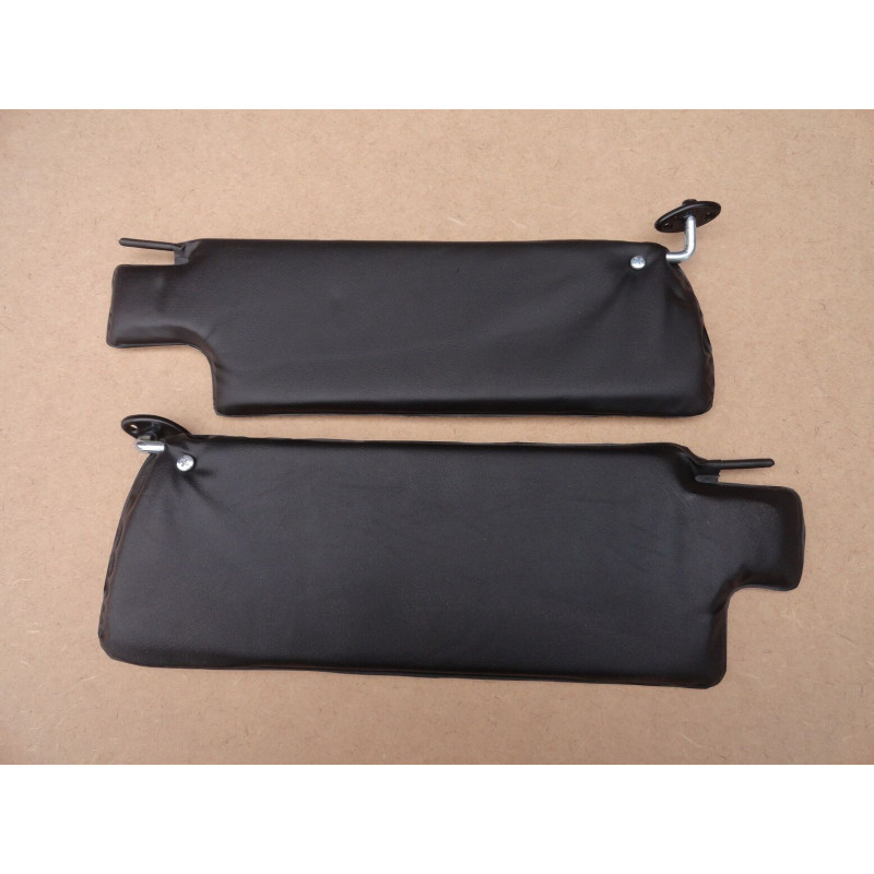 Quebra Sol Fusca 1978 a 1984 Branco e Preto - Par