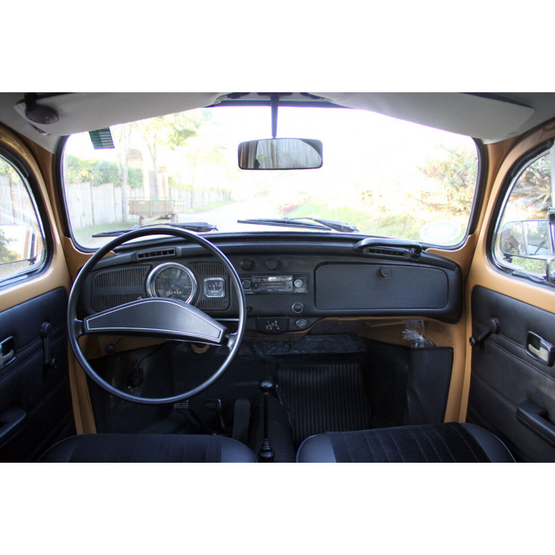 Quebra Sol Fusca 1978 a 1984 Branco e Preto - Par