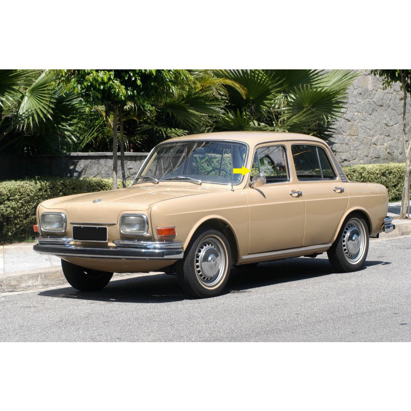 Vidro Quebra Vento Dianteiro Verde Zé Caixão Vw 1600