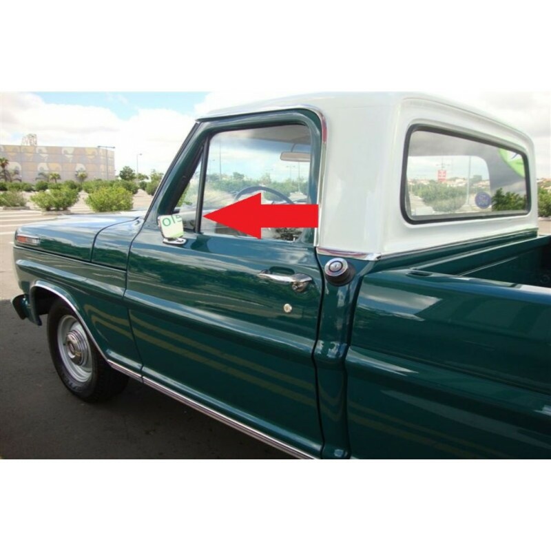 Vidro Quebra Vento F-100 e F-1000 1972 à 1992 Incolor - Unitário