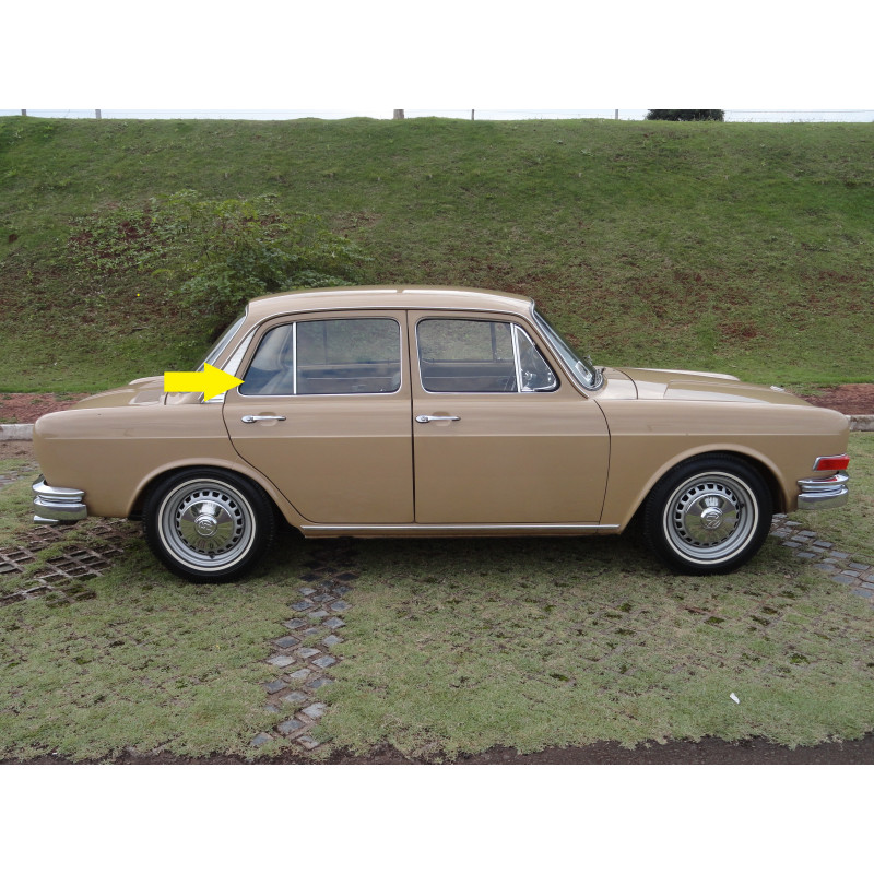 Vidro Lateral Traseiro Fixo Pequeno Verde Zé Caixão Vw 1600