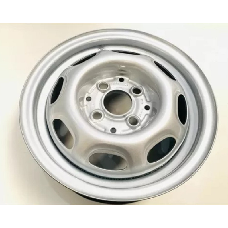 Calota Roda Ferro Com Calombo Gol CL Marmitinha Cromada Nova - Jogo