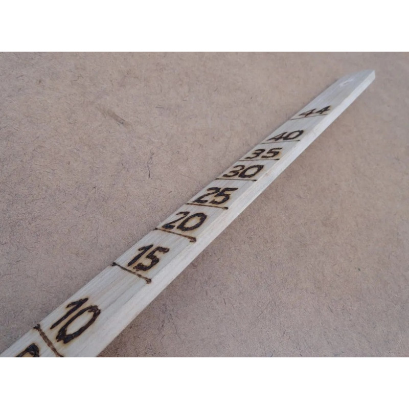 Régua Medidor De Combustível Fusca até 1961 Nivel Madeira