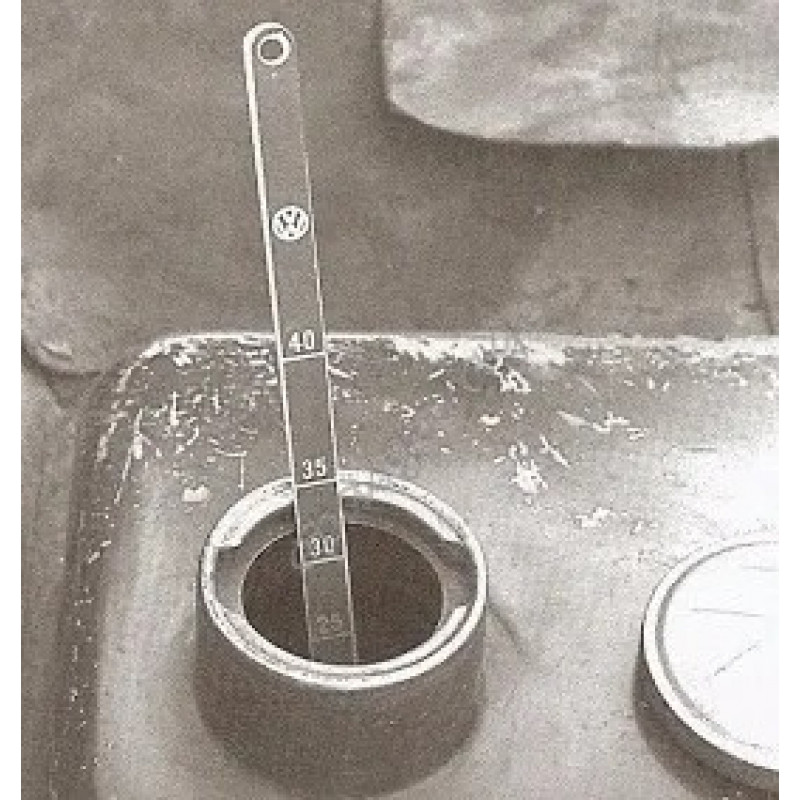 Régua Medidor De Combustível Fusca até 1961 Nivel Madeira