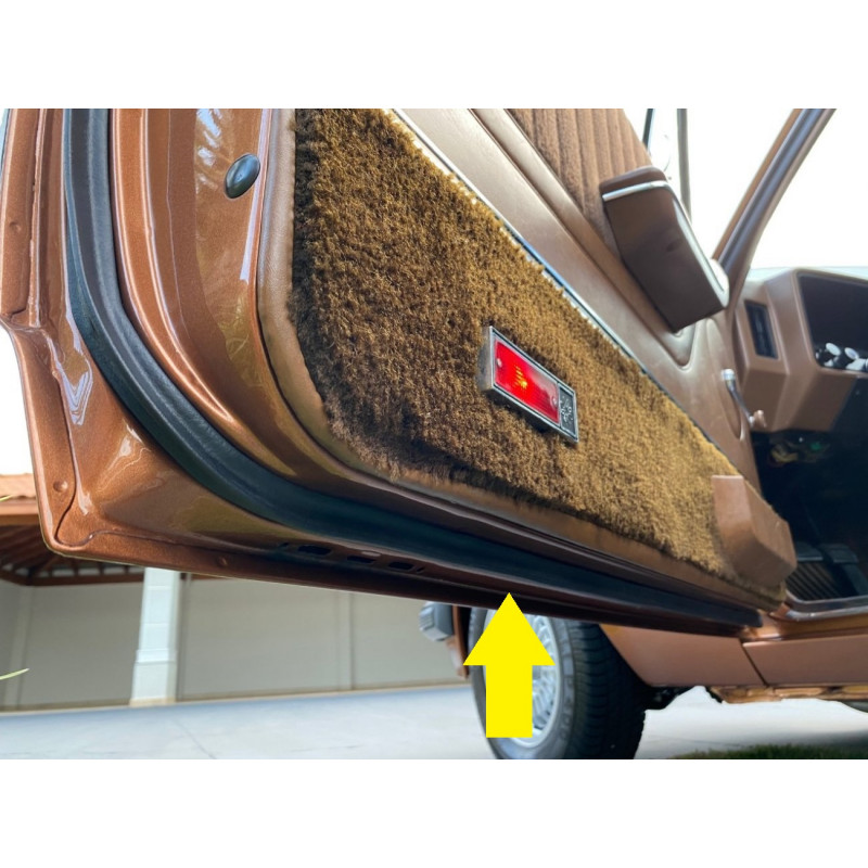 Remendo Inferior Interno Porta Chevrolet Opala Coupe Caravan 2 Portas Novo