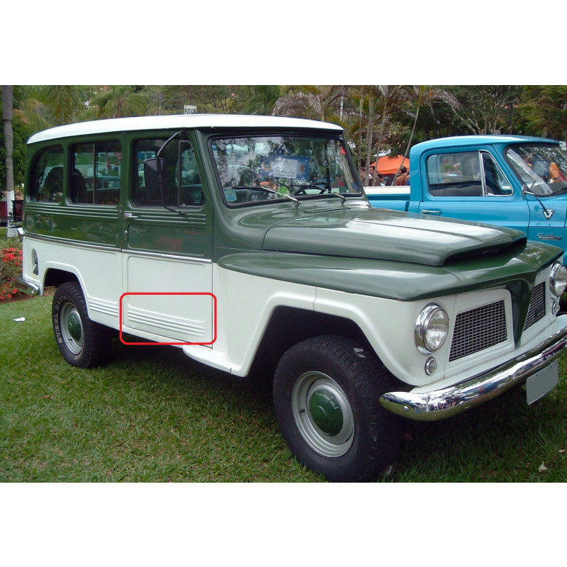 Remendo Retalho Inferior da Porta Rural F-75 Chapa Grossa Novo