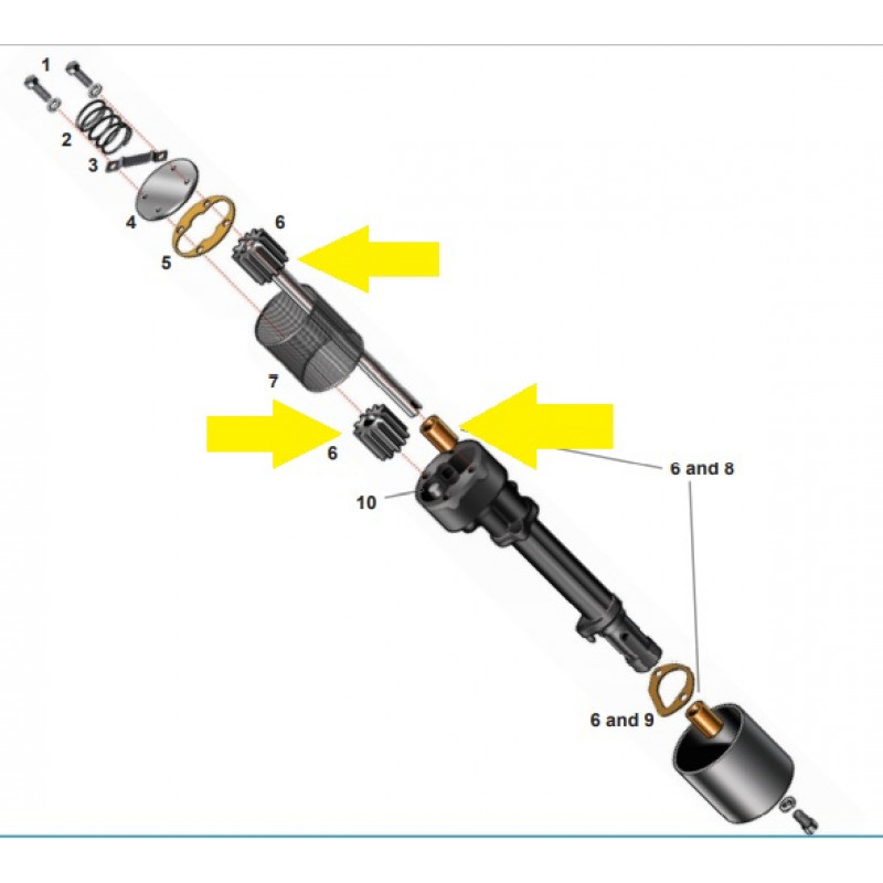 Reparo da Bomba de Óleo Ford 1928 A 1934 Importado Jogo Novo