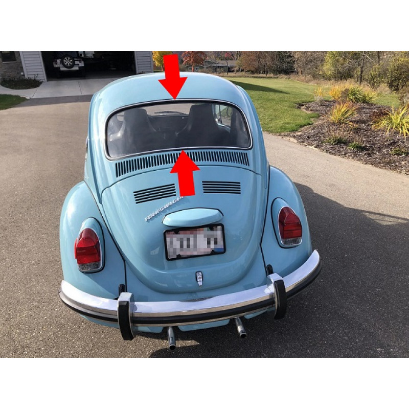 Vidro Vigia Traseiro Fusca 67 Em Diante Original VW Usado