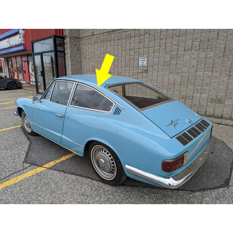 Vidro Lateral Traseiro Basculante Karmann Ghia Tc Original - Par