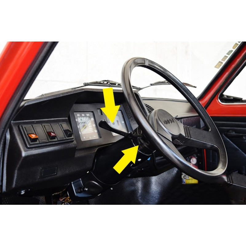 Chave Seta Farol Limpador Fiat 147 83 Diante Marrom Original