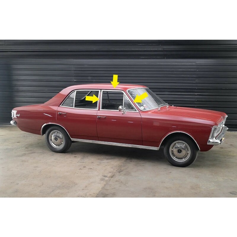 Cajado Da Porta Direita Opala 4 Portas Até 90 Original Novo