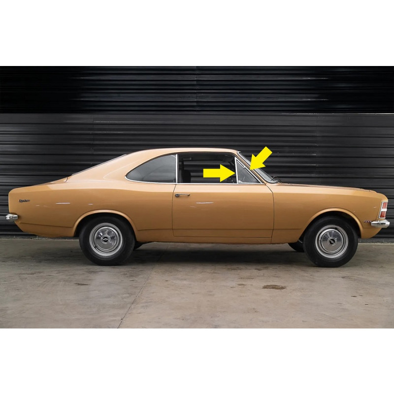 Quebra Vento Esquerdo Opala 2 Portas Original Com Detalhe