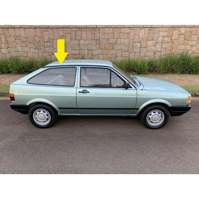 Vidro Lateral Traseiro Direito Gol Quadrado Todos Anos Original VW