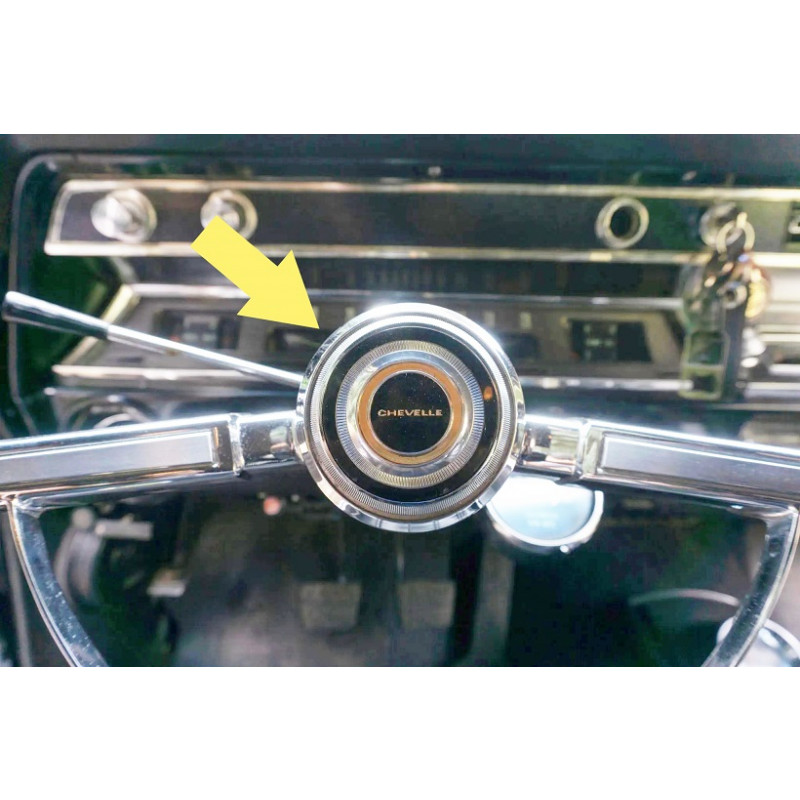 Botão Buzina Volante 3 Raios Chevelle 66 Adaptado Usado