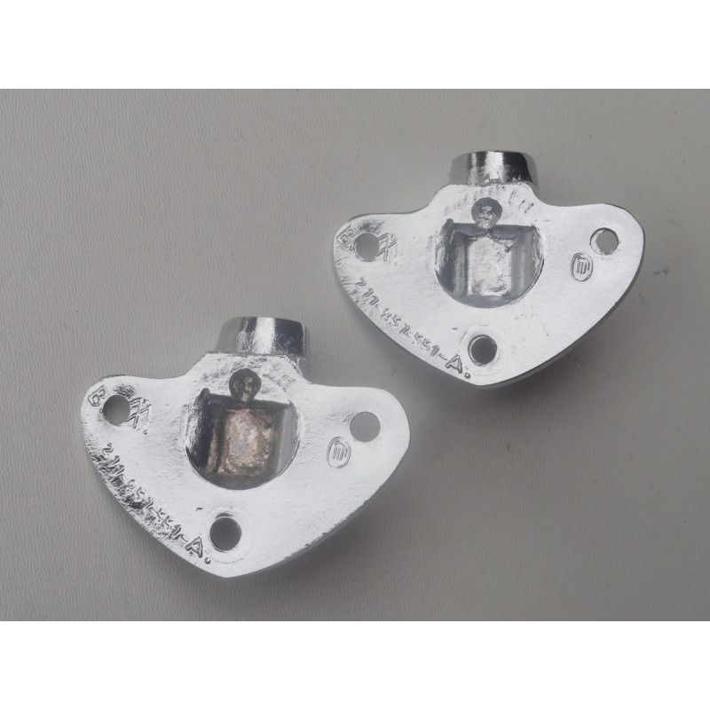 Suporte Base Quebra Sol Kombi Corujinha Até 75 Cromado - Par