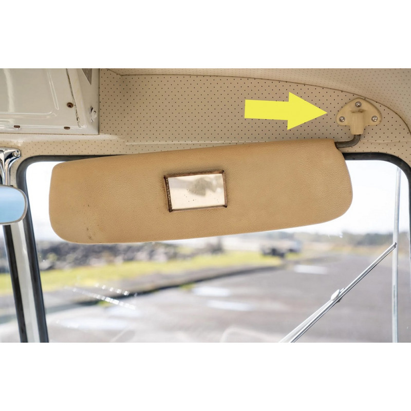 Suporte Base Quebra Sol Kombi Corujinha Até 75 Cromado - Par