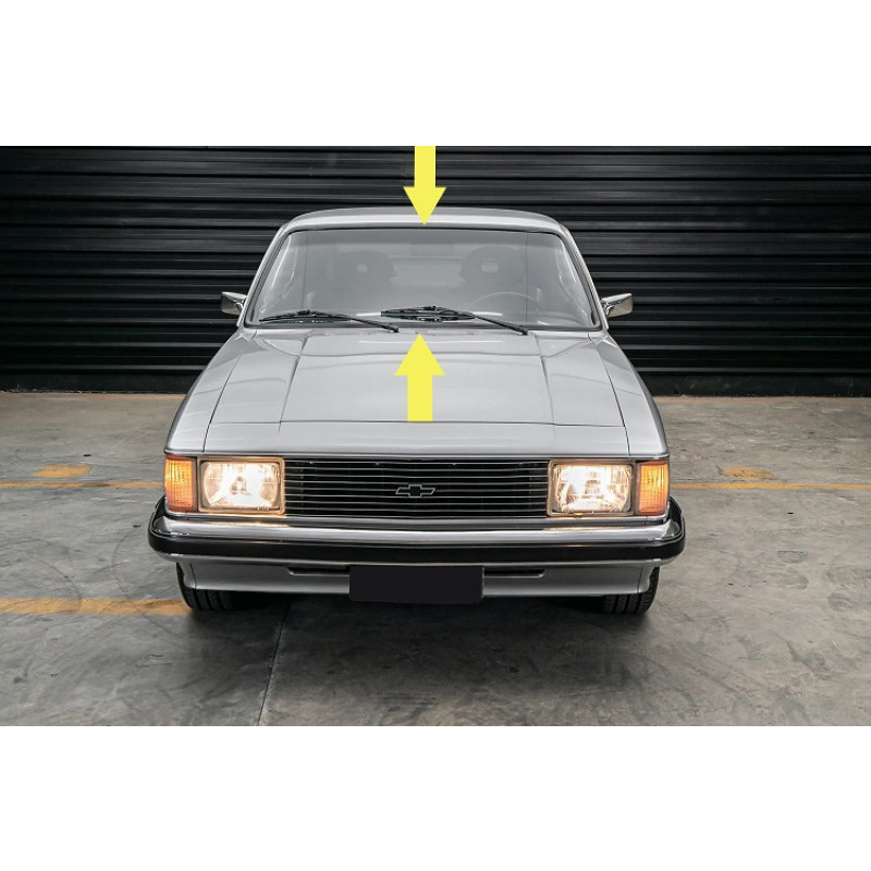 Vidro Parabrisa Opala Caravan Verde Original GM Usado