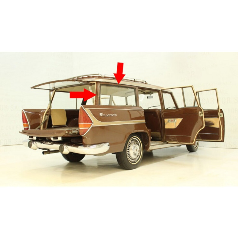 Vidro Lateral Traseiro Direito Perua Simca Jangada Usado