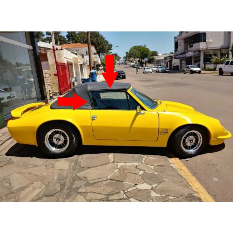 Vidro Porta Direita Puma Conversível Até 76 Original Usado