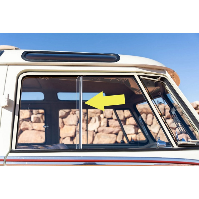 Vidro Fixo Porta Kombi Corujinha Até 75 Original VW Usado - Par