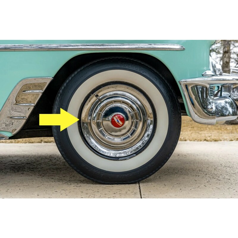 Calota Chevrolet Bel Air 1954 Original Gm Usada - Unitária