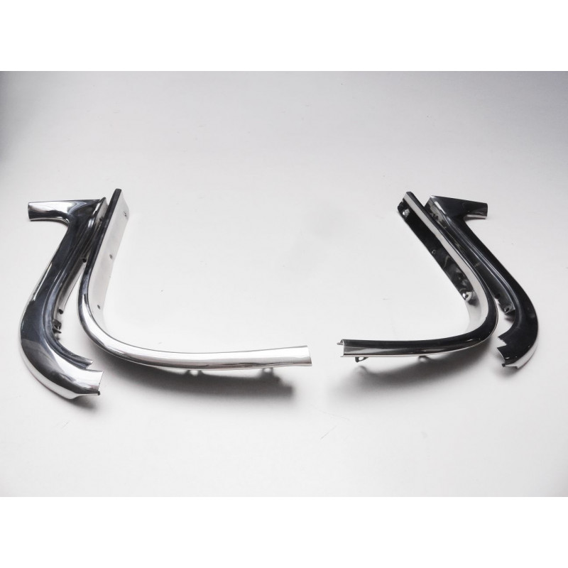 Friso Lateral Parabrisa Impala 59 e 60 4 Portas Sem Coluna - Jogo