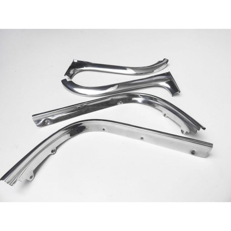 Friso Lateral Parabrisa Impala 59 e 60 4 Portas Sem Coluna - Jogo