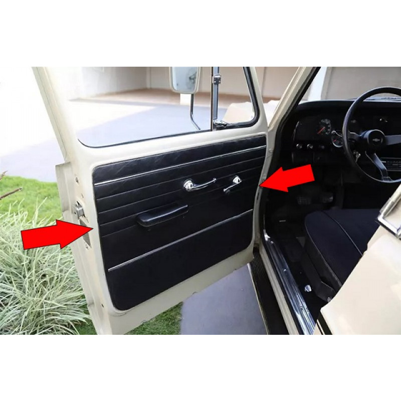 Forro De Porta Veraneio Até 88 Com Friso Modelo Grande - Jogo