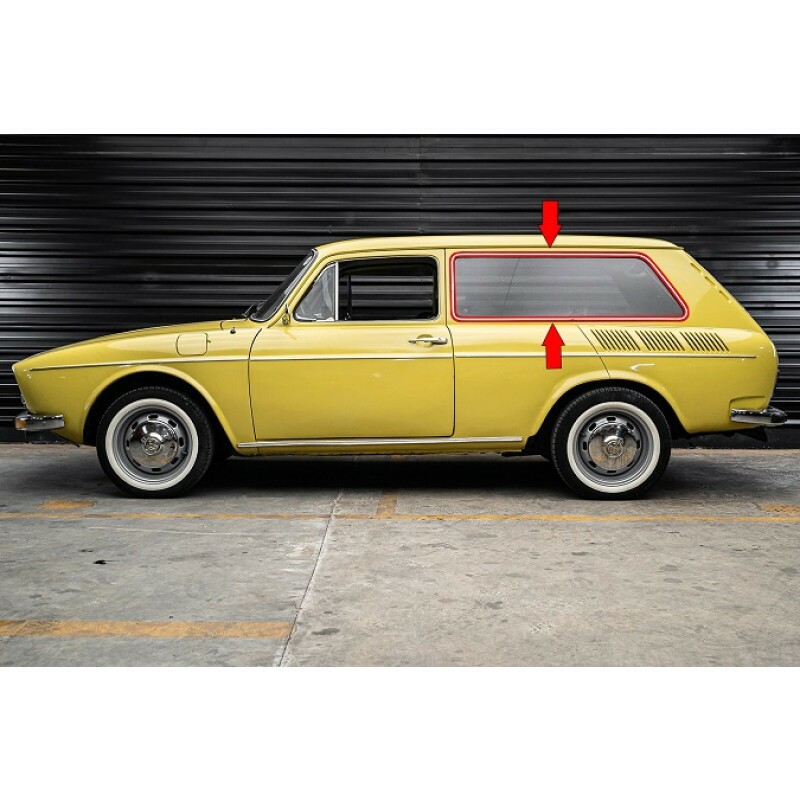 Friso Janela Lateral Fixa Esquerda Variant I Até 77 Original - Par