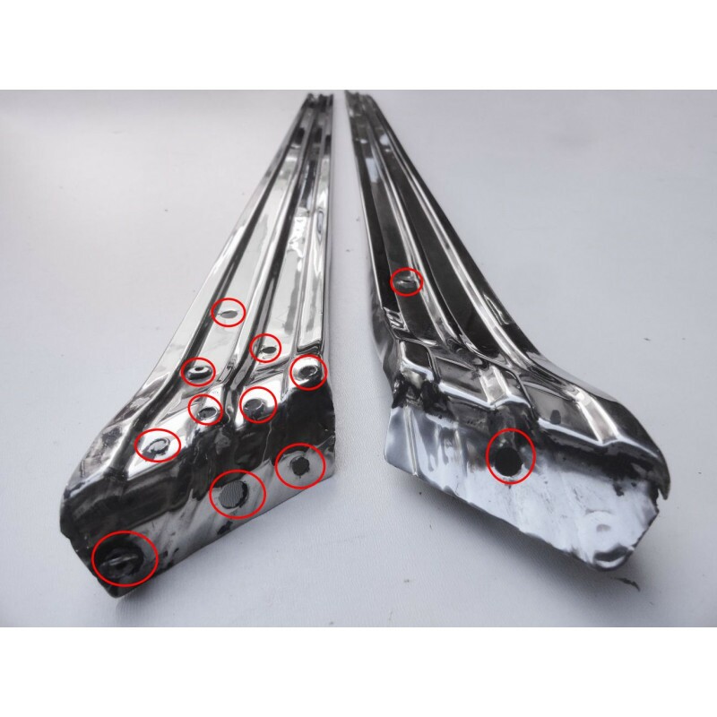 Friso Portas E Paralama Traseiro Galaxie Ltd 73 à 79 - Jogo