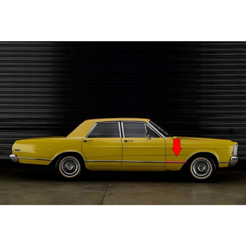 Friso Traseiro Paralama Diant. Direito Galaxie Landau 73 à 79