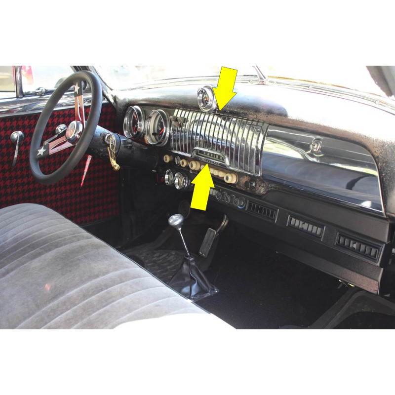 Moldura Alto Falante Cinzeiro Painel Chevrolet Bel Air 1951 1952 Original