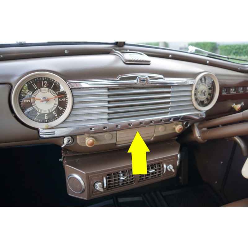 Moldura Alto Falante Painel Chevrolet Bel Air 1947 1948 Original