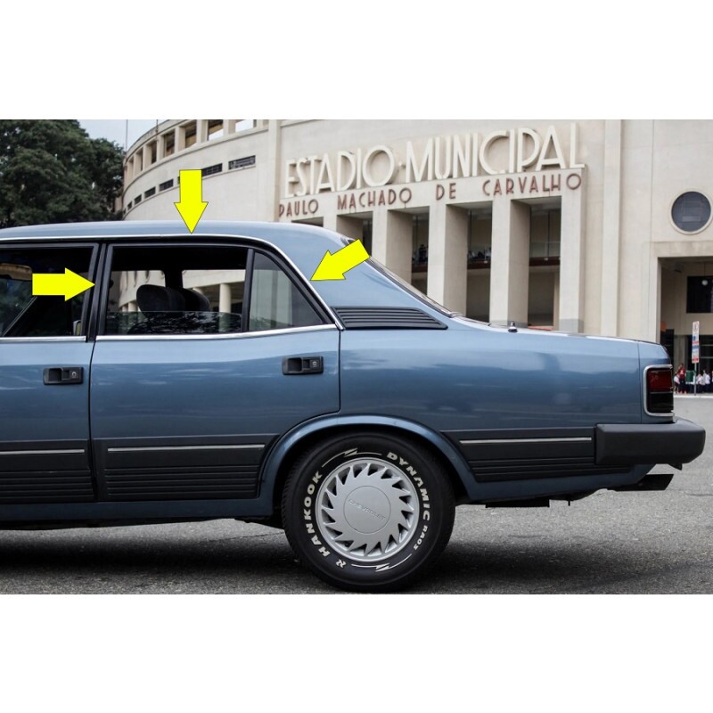 Cajado Porta Traseira Esquerda Opala 4 Portas Original Usado