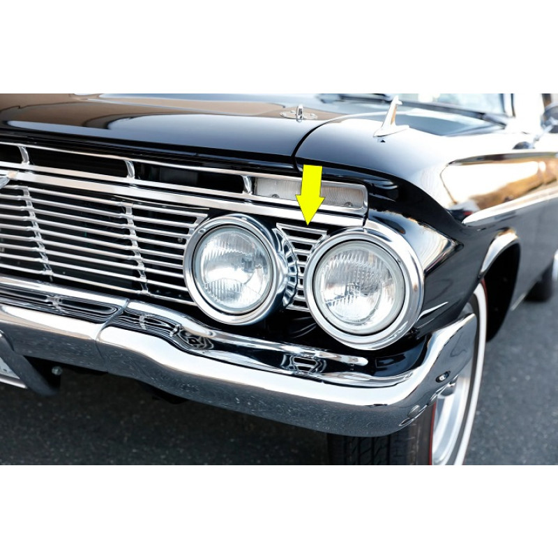 Gradinha Friso Entre Faróis Bel Air Impala 1961 Novo Original