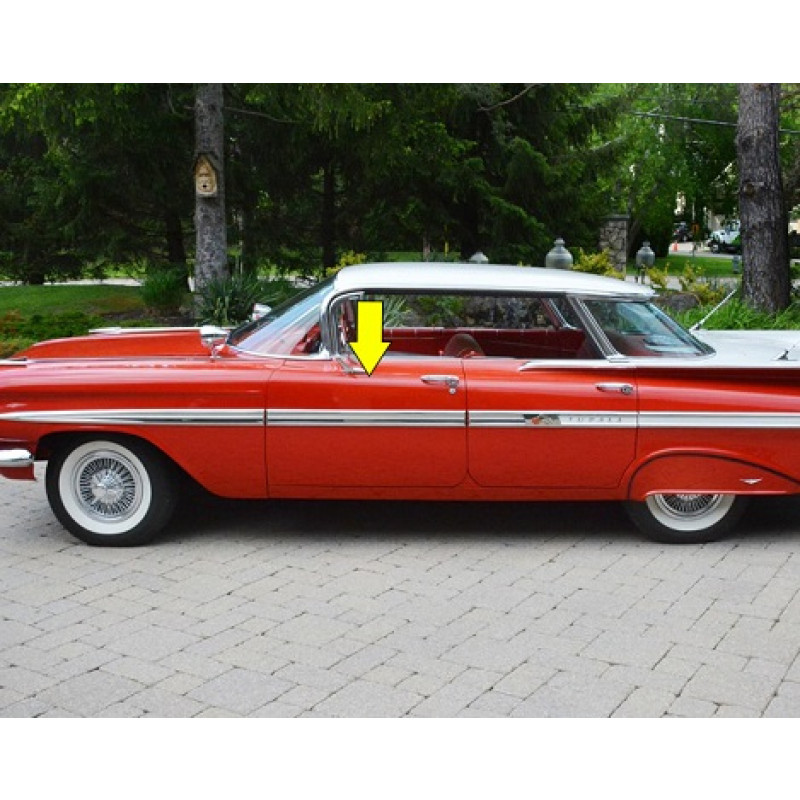 Máquina Vidro Dianteira Esquerda Bel Air Impala 4 Portas 59 E 60 Usada