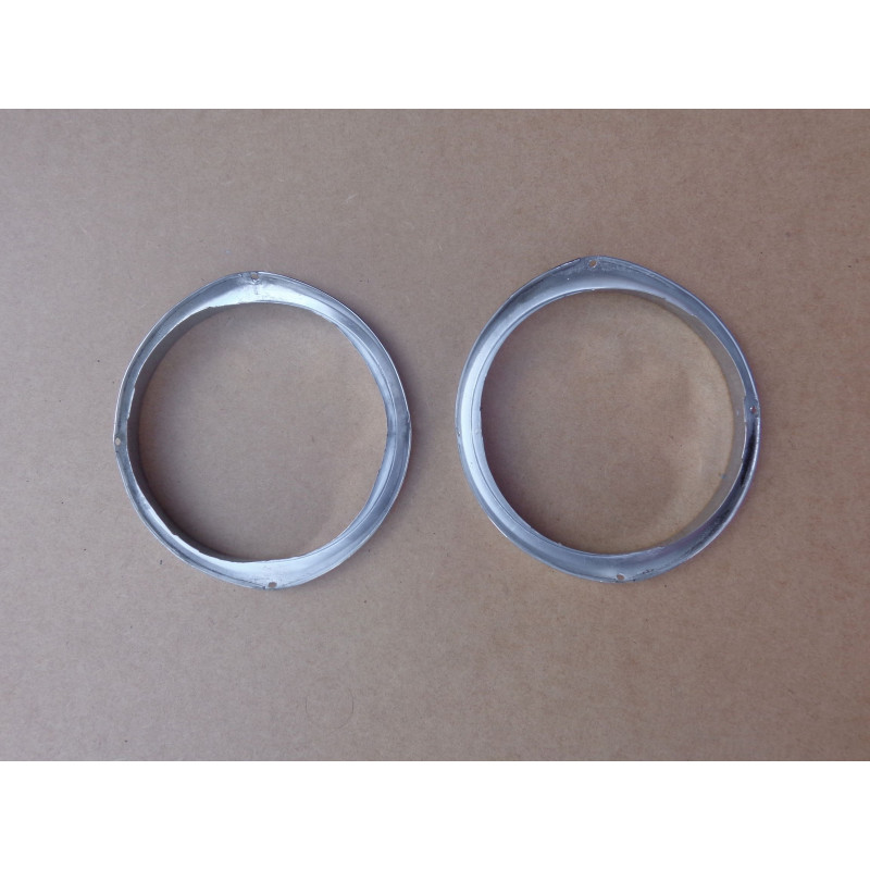 Aro Farol Dodge D100 D400 D950 Cromado Original - Par