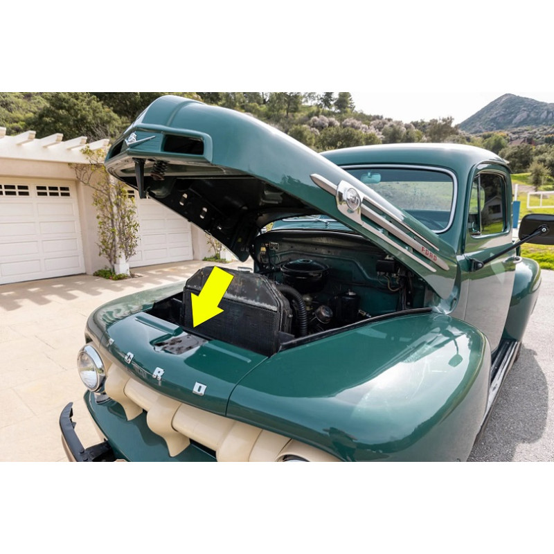 Bico Painel Frontal Ford F-1 F-8 1951 E 52 Original Usado