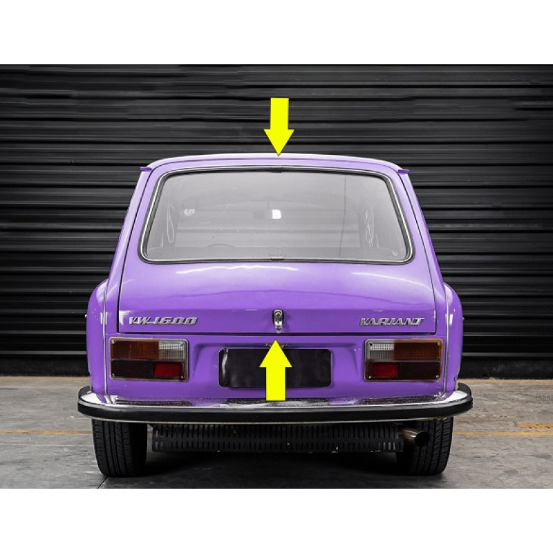 Tampa Traseira Porta Malas Variant I Até 77 Original Usada