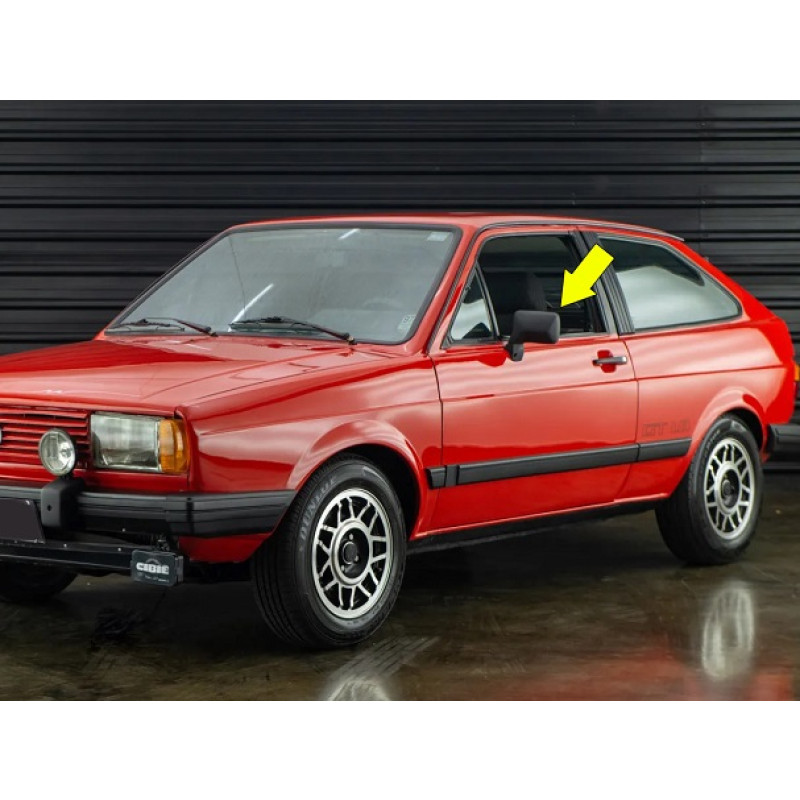 Retrovisor Externo Esquerdo Gol Voyage Até 87 Original Metagal