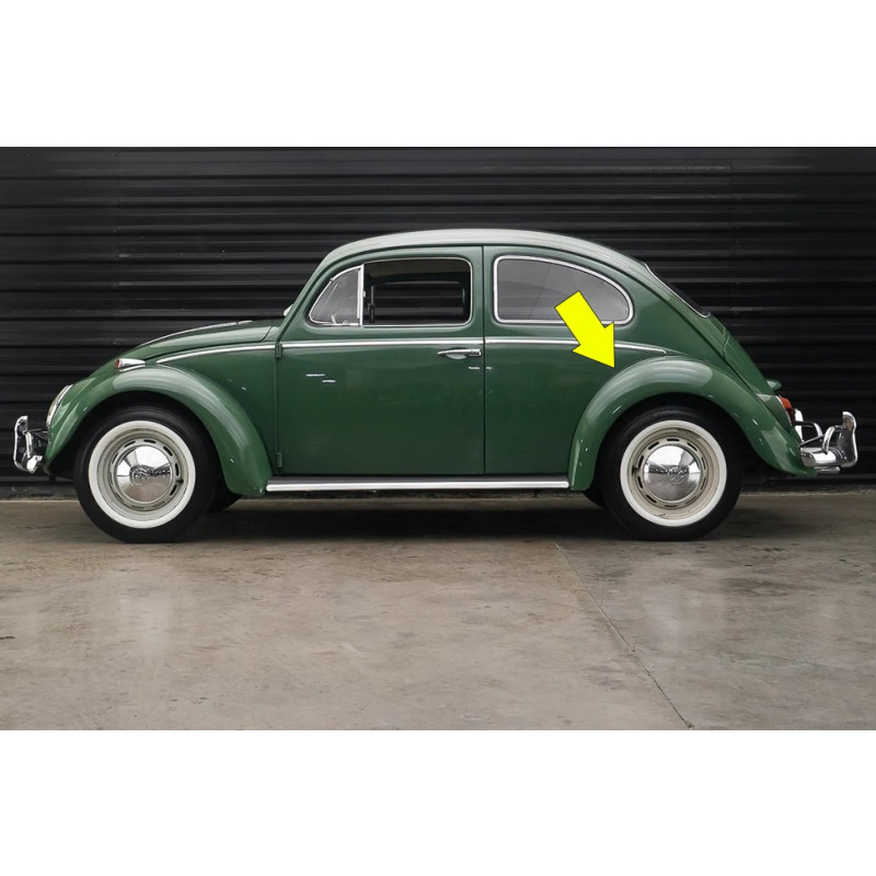 Paralama Traseiro Esquerdo Fusca Até 70 Novo
