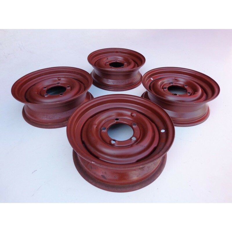 Roda Rural Willys Ford Aro 15 X 5 Original Nova - Jogo