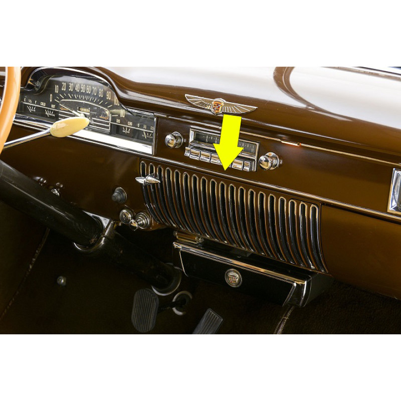 Grade Alto Falante Painel Cinzeiro Cadillac 1949 Original