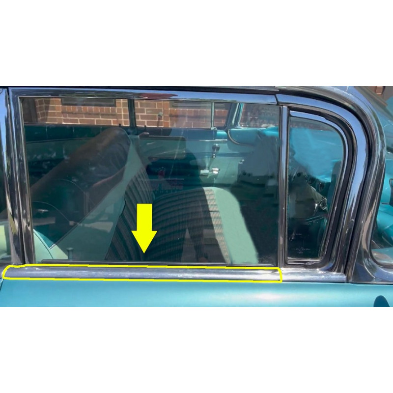 Friso Pestana Porta Dianteira Direita Impala 4 Portas Sem Coluna 59 E 60