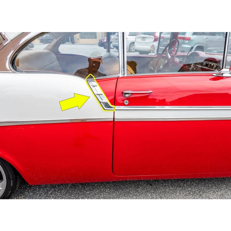 Friso Lateral Superior Divisão Cores Bel Air 56 Com Coluna - Par