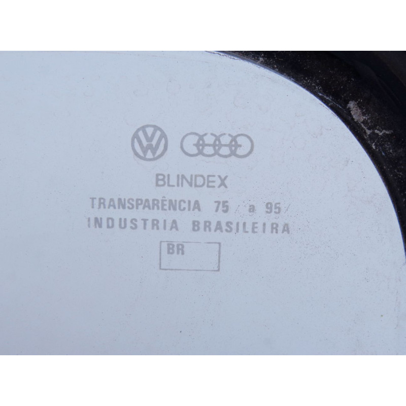 Vidro Lateral Esquerdo Fixo Fusca Original VW Blindex Usado