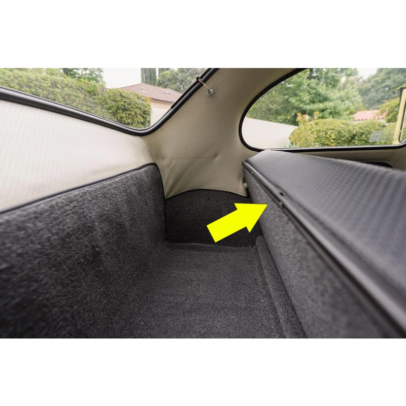 Friso Superior Banco Traseiro Fusca Original Metagal Usado