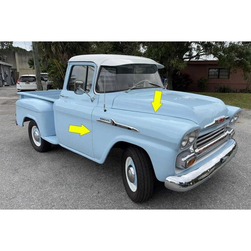 Paralama Dianteiro Direito Chevrolet Apache 58 E 59 Original Usado