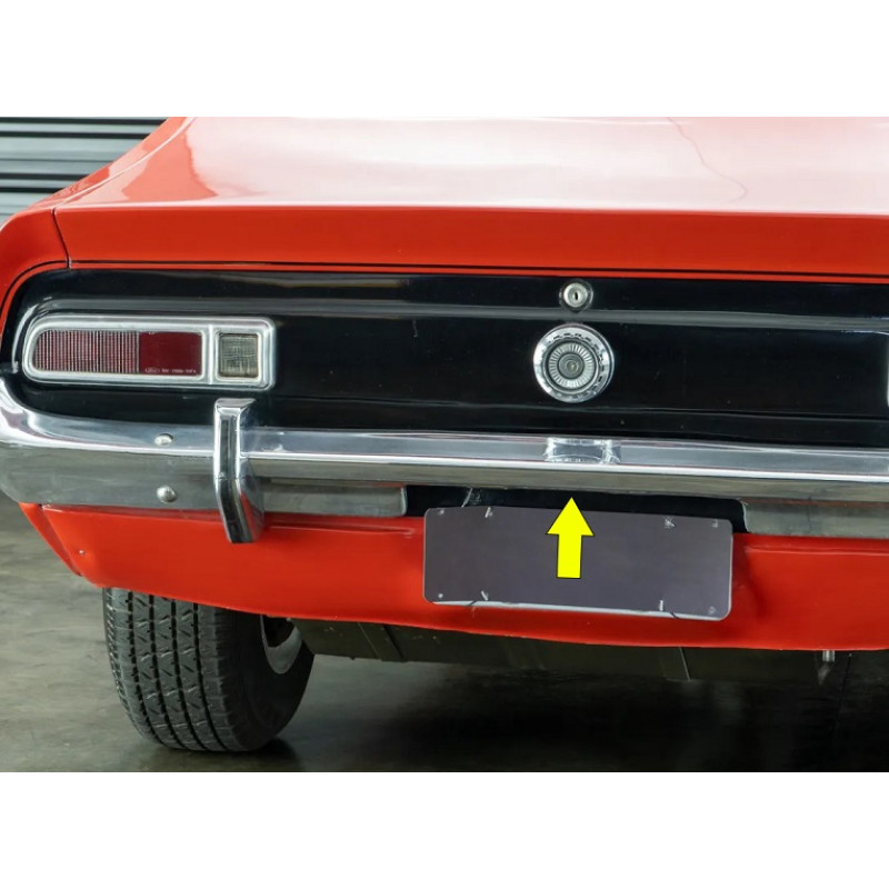 Luz De Placa Maverick 73 À 77 Original Ford Nova Com Detalhe