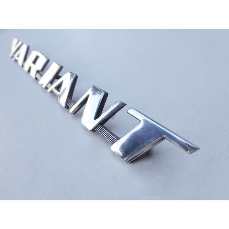 Emblema Traseiro Variant I Até 1977 Original Volkswagen Usado